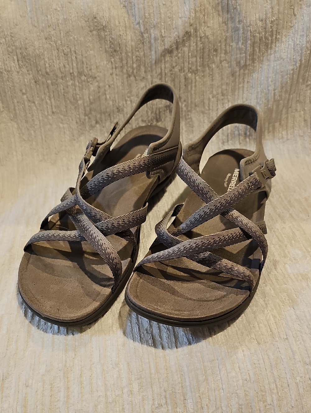 Merrell Women's Taupe Strappy Outdoor Sandals Size 10